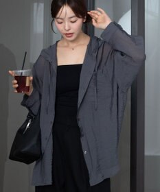 WEGO 【2026年春夏新作】シアーフードシャツ