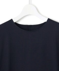 23区 【汗じみ防止加工】スカーフプリントコンビ フレンチスリーブ カットソー