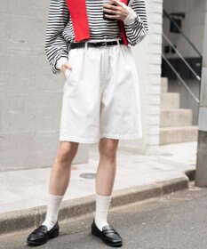 WEGO 【ユニセックス着用ITEM/ウエストゴム】リラックスイージーショーツ