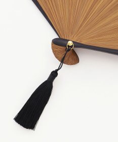 自由区 カラーブロック 扇子