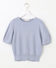 ANY SIS 【洗える】タックスリーブパール調 ニット