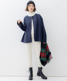 23区 L 【洗える】23区DENIM ベルベットストレッチ スキニーパンツ