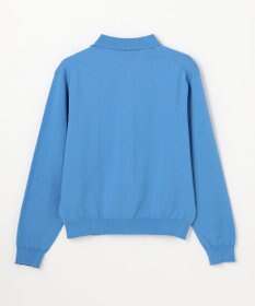 ANY L コットンブレンドポロカーデ