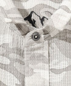 JOSEPH ABBOUD MOUNTAIN 【軽量/ストレッチ】メッシュサッカーカモ アウトドア シャツ