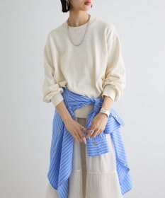 Green Parks スウェットライクニットプルオーバー