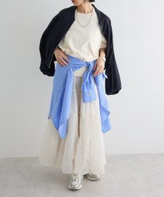 Green Parks スウェットライクニットプルオーバー