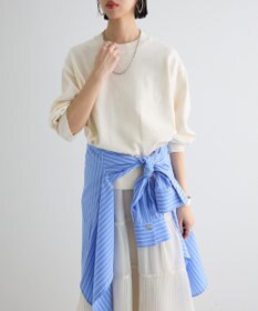 Green Parks スウェットライクニットプルオーバー