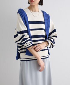 Green Parks スウェットライクニットプルオーバー