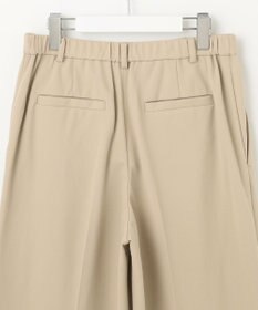 自由区 【洗える】ライトフィールジャージータックワイド パンツ