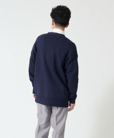 WEGO 【SCHOOL ITEM】メンズスクールニットカーディガン