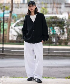 WEGO 【ユニセックス着用ITEM/MLサイズ展開】クロップドカーディガン