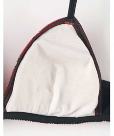 une nana cool MADE WITH LIBERTY FABRIC 【綿混】三角ノンワイヤーブラ　