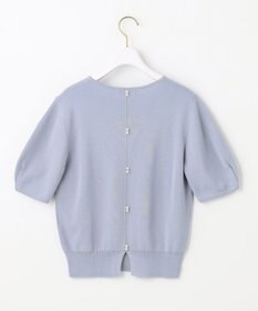 ANY SIS 【洗える】タックスリーブパール調 ニット