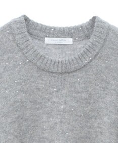 Green Parks スパンコールニットプルオーバー