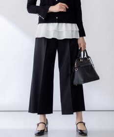 組曲 L 【ストレッチ・イージーケア】オシャクロス ガウチョパンツ