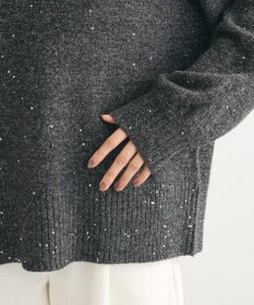 Green Parks スパンコールニットプルオーバー