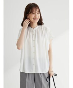 Green Parks ・ＥＬＥＮＣＡＲＥ　ＤＵＥ　イロイロ釦ドルマンブラウス