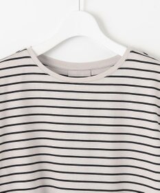 J.PRESS LADIES S 【洗える】パネルボーダー Tシャツ