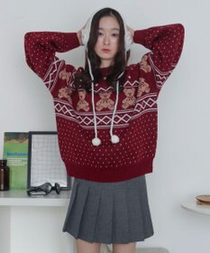 WEGO ノルディックベアニットプルーバー