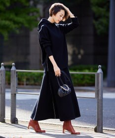 ICB L 【WEB限定カラーあり】ミルドウール ニットスカート