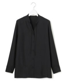 ICB L 【接触冷感・洗える】Cu/Peソフトツイル デザインブラウス