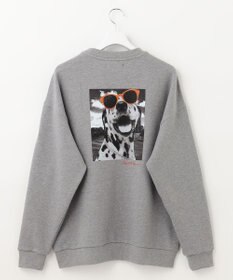 PW CIRCULUS 【UNISEX】アスレジャー 裏毛 バックプリント クルーネック スウェット