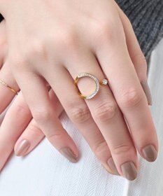 Phoebe 【金属アレルギー対応】カバービジューリング/サージカルステンレス