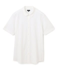 JOSEPH HOMME コンパクトサッカージャージー　レギュラーカラー半袖シャツ