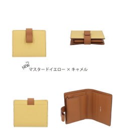 日本製 本革 バイカラーnoble 二つ折れウォレット / Atelier nuu