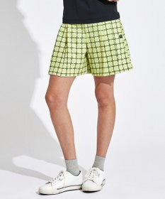 PW CIRCULUS 【WOMEN】チェック柄キュロット ゴルフウェア レディース イエロー系5