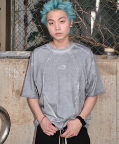 WEGO 【ユニセックス着用ITEM/MLサイズ展開】コールドダイスウィッチングロゴT（SS）