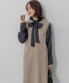 組曲 L 【WEB限定】シャイニーオーガンボウタイ付き ブラウス