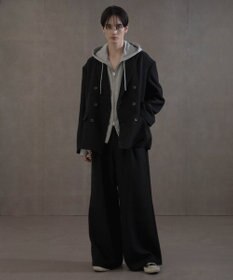 WEGO ショートダブルZIPパーカー