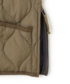 UNFILO 【120-150cm】TAION ミリタリーZIP Vネックダウンベスト(UNISEX)