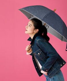 +RING 【プラスリング】【限定/日本製】岡山デニム 晴雨兼用長傘 52cm SR452 NVY