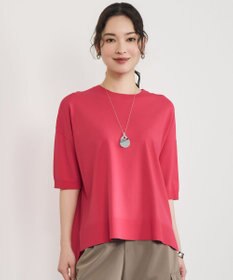 自由区 S クレープストレッチプルオーバー ニットⅡ