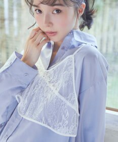 earth music&ecology ＳＥＴ２点レースビスチェ＋シャツ