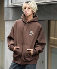 WEGO 【ユニセックス着用ITEM】別注BENDAVISグラフィックプルパーカー