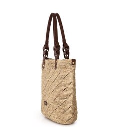 IBIZA ラフィア　セミショルダーバッグ