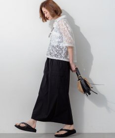 23区 レザータッチトング サンダル