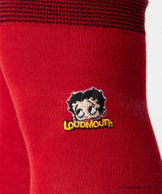 FILA GOLF／marie claire 【Loudmouth×Betty Boop™】ニーハイソックス