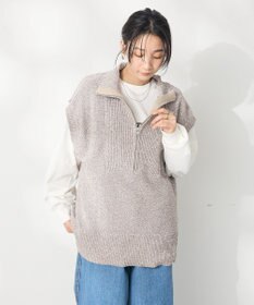 CRAFT STANDARD BOUTIQUE モールニットジップベスト