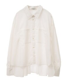 earth music&ecology オーバーフレアシャツ