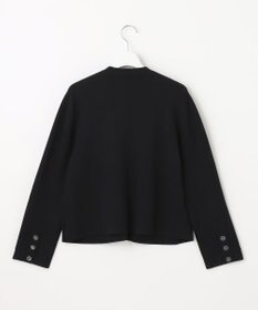 自由区 L ミラノリブ ニット ノーカラージャケット