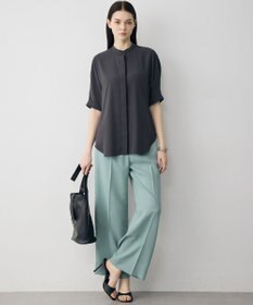ICB L 【CLASSY.掲載・新色追加・WEB限定カラーあり】FluidBackSatin ワイドパンツ