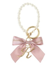 Maison de FLEUR イニシャルリボンパールチャーム