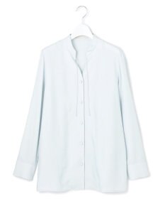 ICB L 【接触冷感・洗える】Cu/Peソフトツイル デザインブラウス