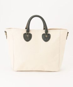 UNBILLION Otias 8号キャンバスシュリンクレザートートバッグ