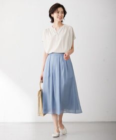 J.PRESS LADIES 【WEB限定カラーあり・洗える】 ブライトスパンボイル スカート