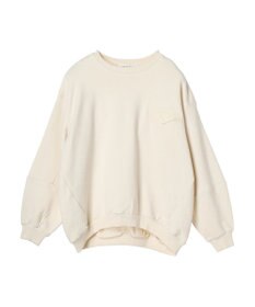 AMERICAN HOLIC ポケット付きバックドレープ裏毛プルオーバー